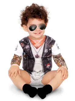 Funidelia Biker Tattoo Kostuum For Baby' S