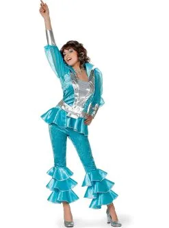 Funidelia Deluxe Blauw Mamma Mia Kostuum Voor Vrouwen - Abba