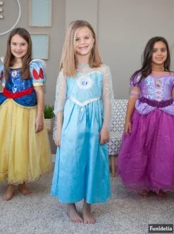 Funidelia Deluxe Elsa Jurk Frozen Voor Meisjes -Goedkope Vikingen winkel deluxe elsa jurk frozen voor meisjes 2