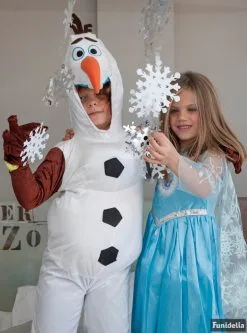 Funidelia Deluxe Elsa Jurk Frozen Voor Meisjes -Goedkope Vikingen winkel deluxe elsa jurk frozen voor meisjes 4