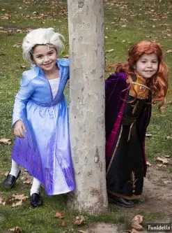 Funidelia Elsa Jurk Deluxe - Frozen 2 -Goedkope Vikingen winkel elsa frozen deluxe kostuum voor meisjes frozen 2 5