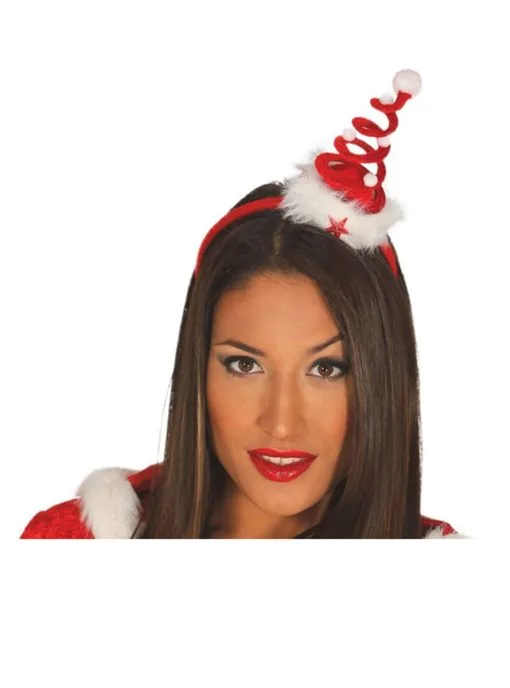 Funidelia Haarband Met Kerstboom Spiralen Voor Vrouw -Goedkope Vikingen winkel haarband met kerstboom spiralen voor vrouw