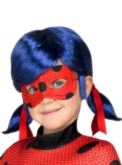 Funidelia Ladybug Pruik Voor Meisjes - Miraculous: Tales Of Ladybug & Cat Noir