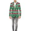Funidelia Christmas Jas Opposuit Voor Mannen In Groen