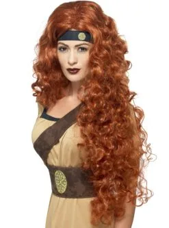 Funidelia Pruik Middeleeuwse Oorlogskoningin Voor Vrouw