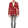 Funidelia Rode Kerstjas Met Lichtjes - OppoSuits