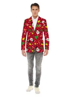 Funidelia Rode Kerstjas Met Lichtjes - OppoSuits