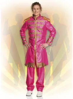 Funidelia Roze Liverpoolse Zanger Kostuum Voor Mannen -Goedkope Vikingen winkel roze liverpoolse zanger kostuum voor mannen 2