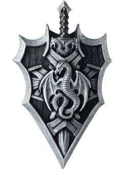 Funidelia Set Zwaard En Schild Lord Of The Dragon