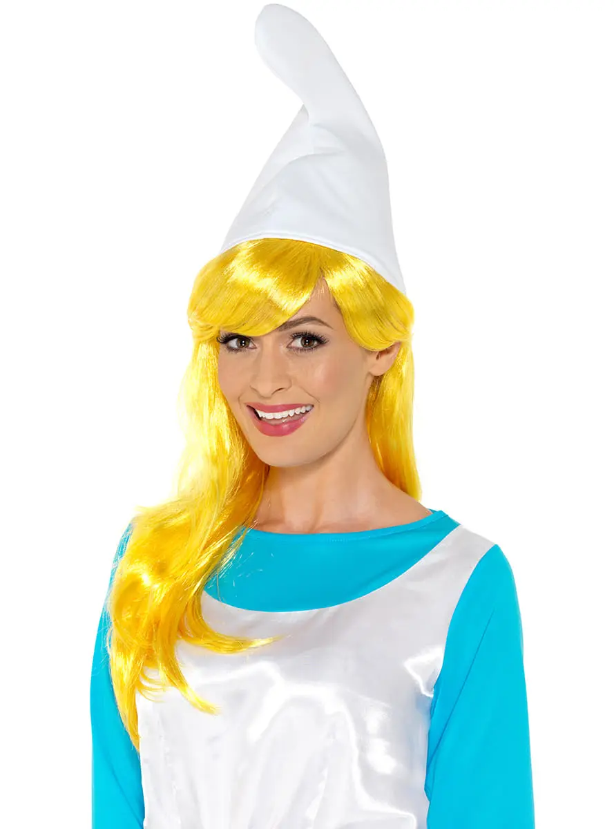 Funidelia Smurfin Pruik 2 Funidelia Smurfin Pruik - Afbeelding 2